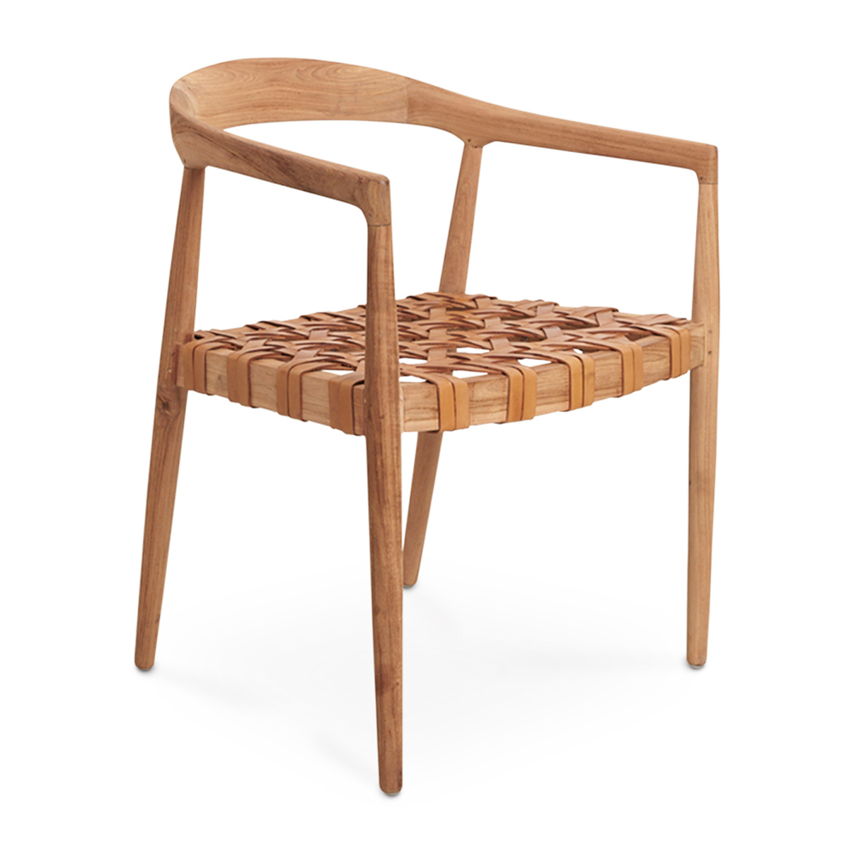 INBALI Bound | Teak and leather dining chair INBALI Bound | Teak and leather dining chair