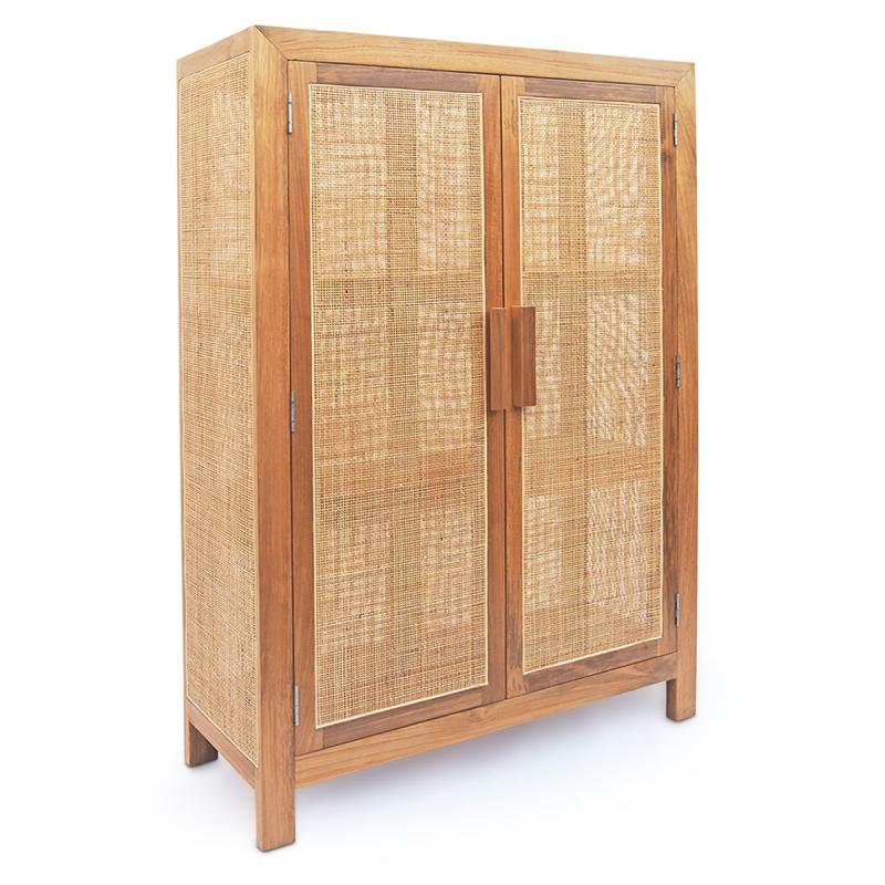 INBALI Tropic | Teak & rattan cabinet